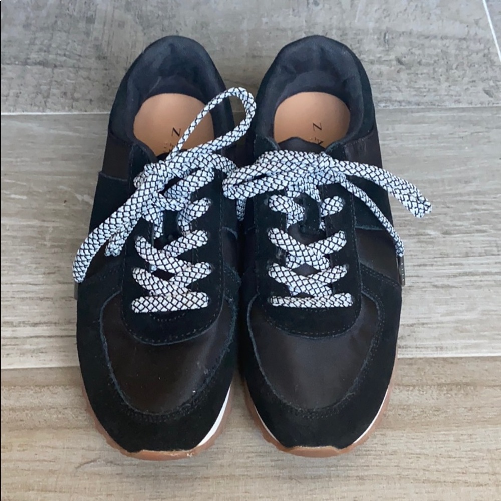 Zara black sneakers